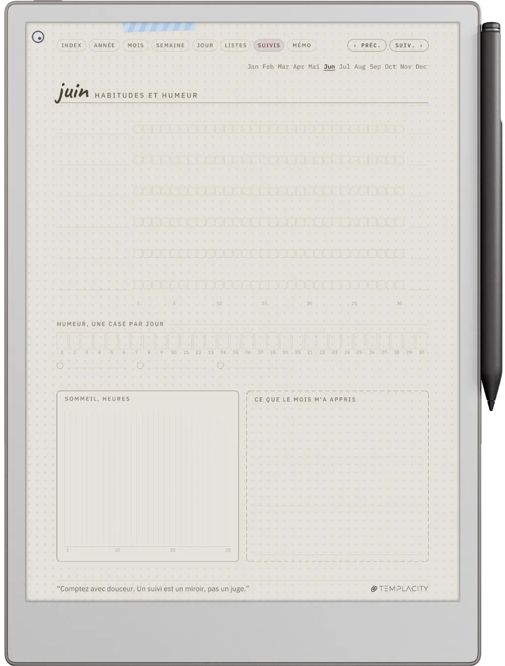 Ichinichi 一日 · Un techo pour e-ink reMarkable Paper Pro, page 5