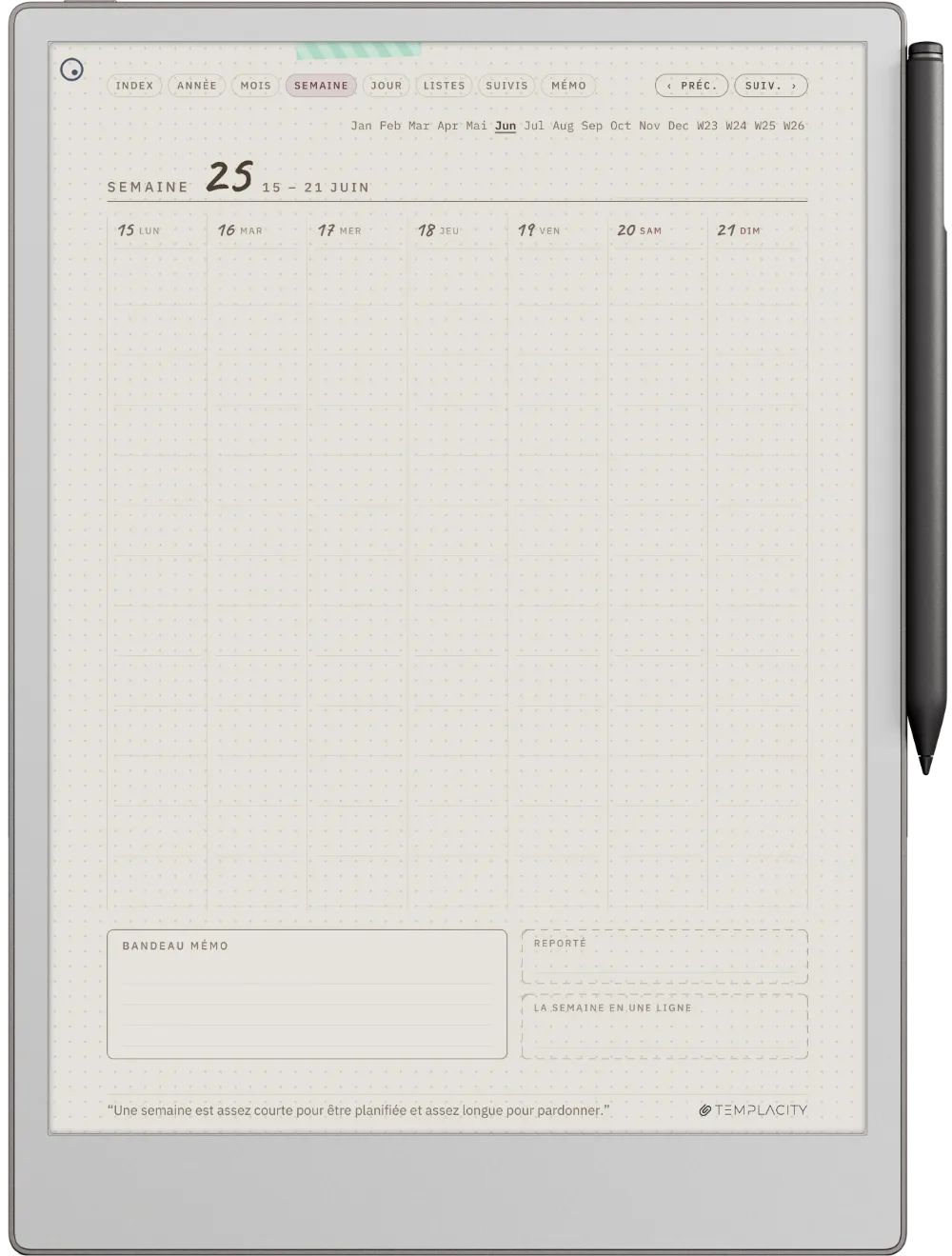 Ichinichi 一日 · Un techo pour e-ink reMarkable Paper Pro, page 2