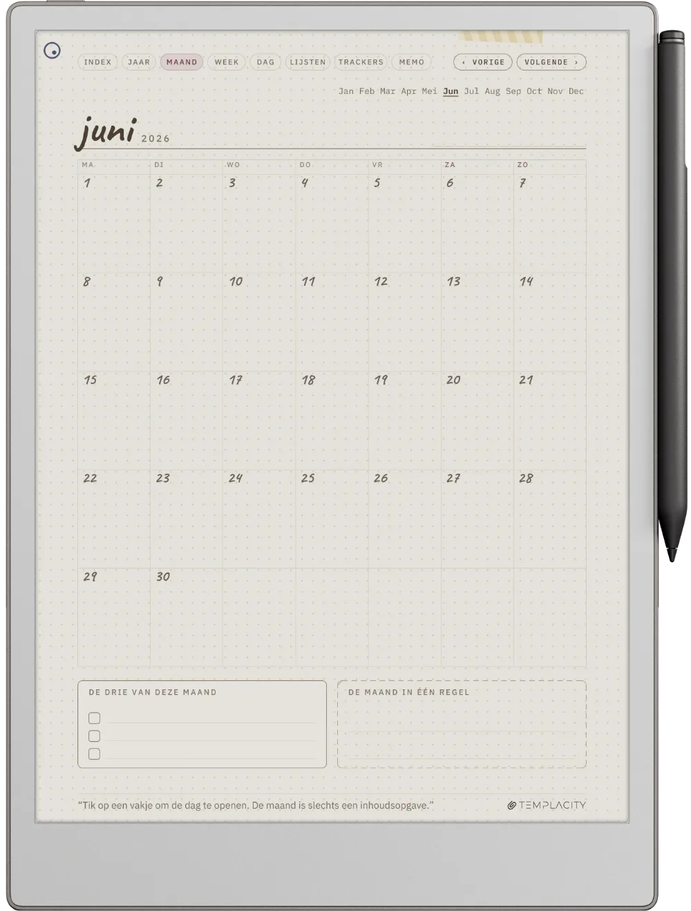 Ichinichi 一日 · Een techo voor e-ink reMarkable Paper Pro pagina 3