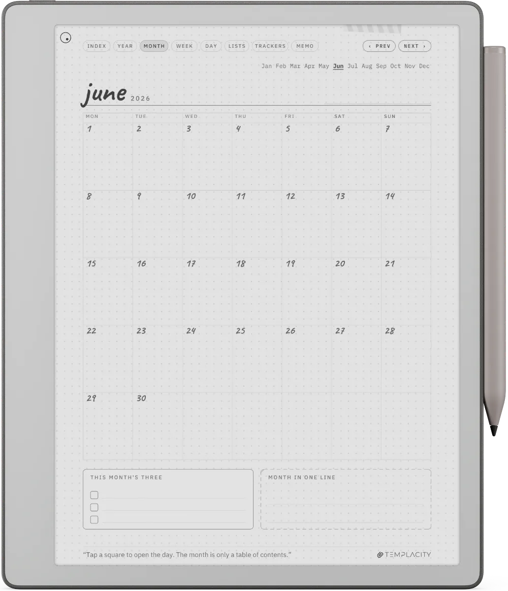 Ichinichi 一日 · A techo for e-ink reMarkable Paper Pure page 3