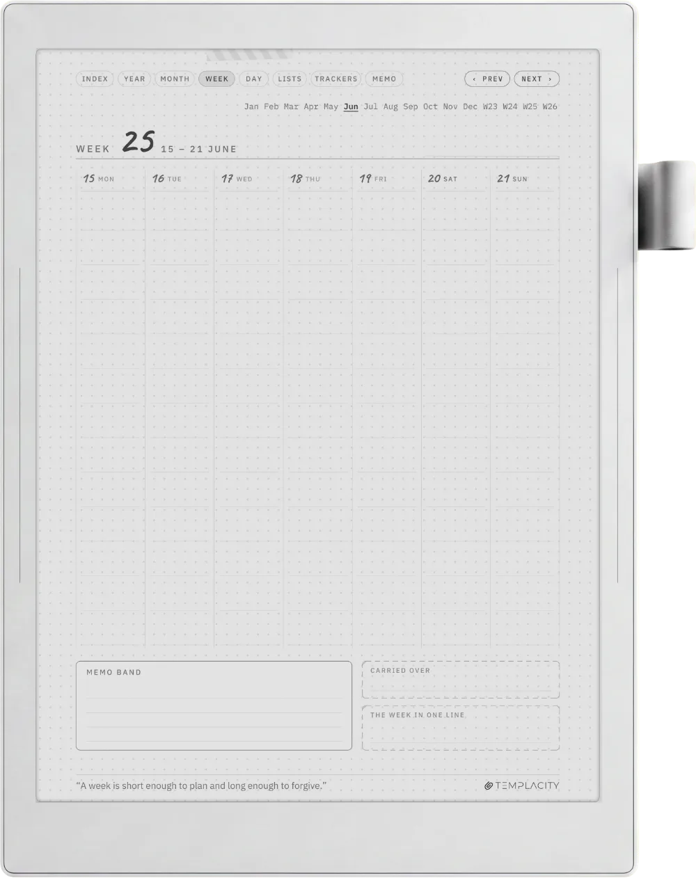 Ichinichi 一日 · A techo for e-ink Supernote Manta page 2