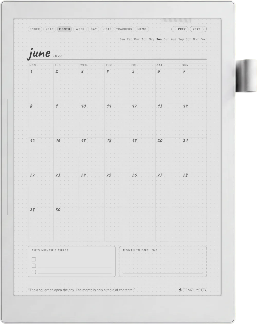 Ichinichi 一日 · A techo for e-ink Supernote Manta page 3