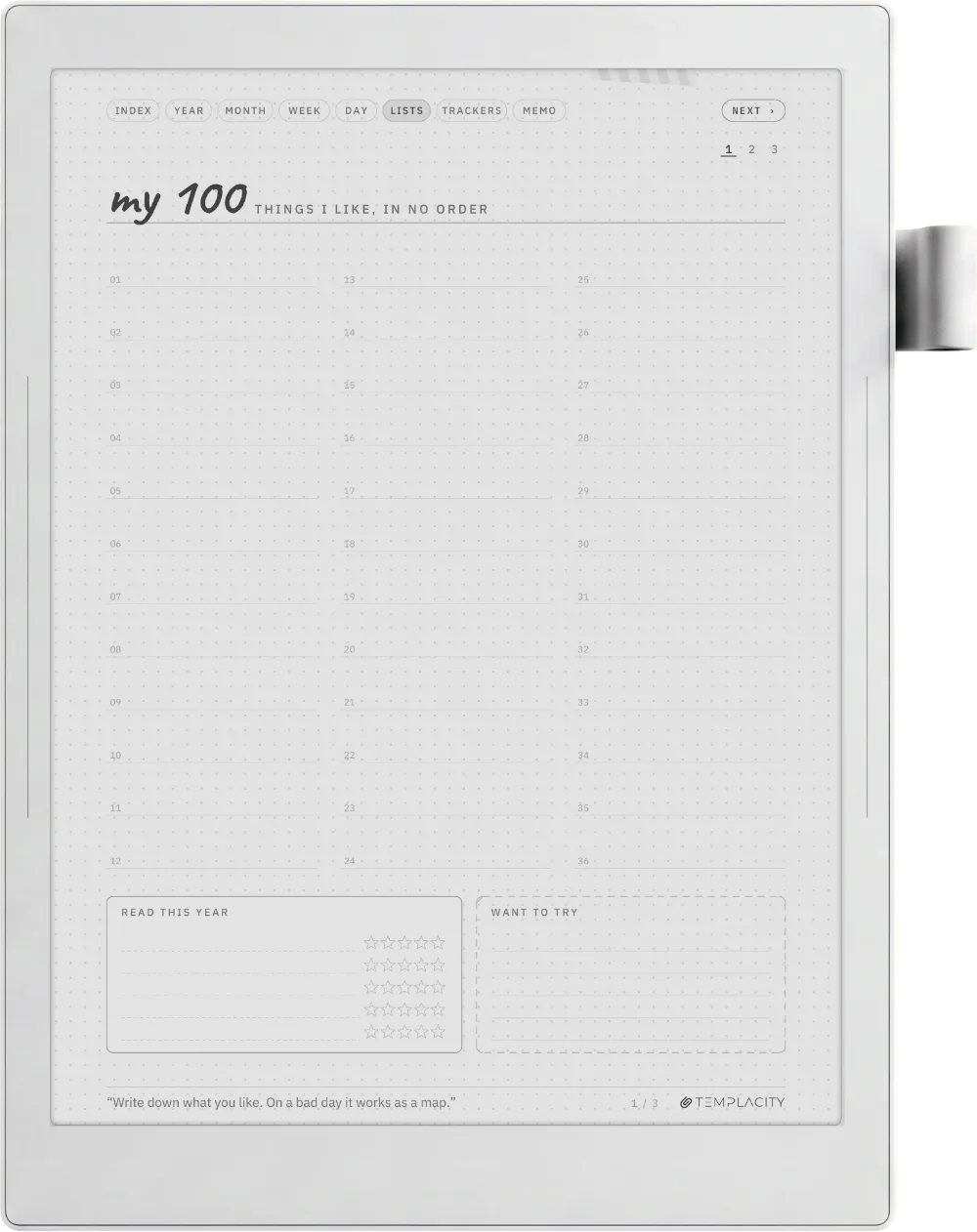 Ichinichi 一日 · A techo for e-ink Supernote Manta page 4