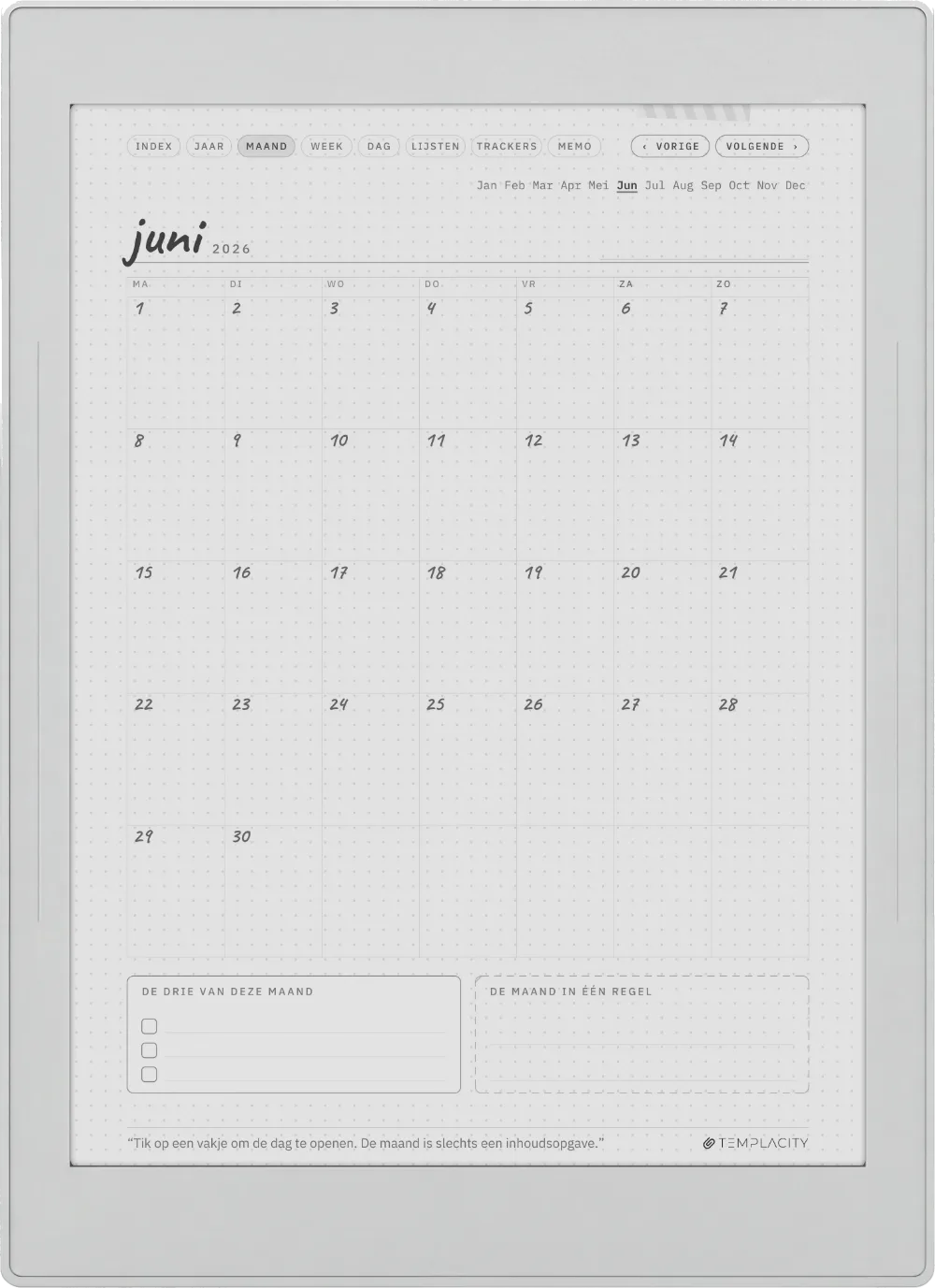 Ichinichi 一日 · Een techo voor e-ink Supernote Nomad pagina 3
