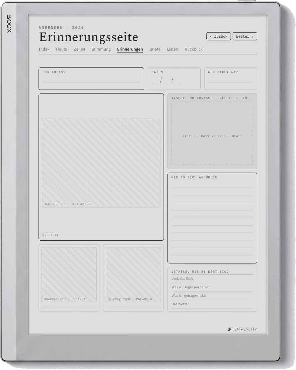 The Planner · The Journal Boox Go 10.3 Seite 4