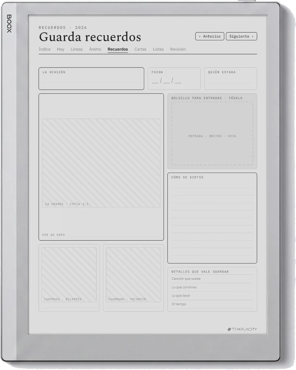 The Planner · The Journal Boox Go 10.3 página 4
