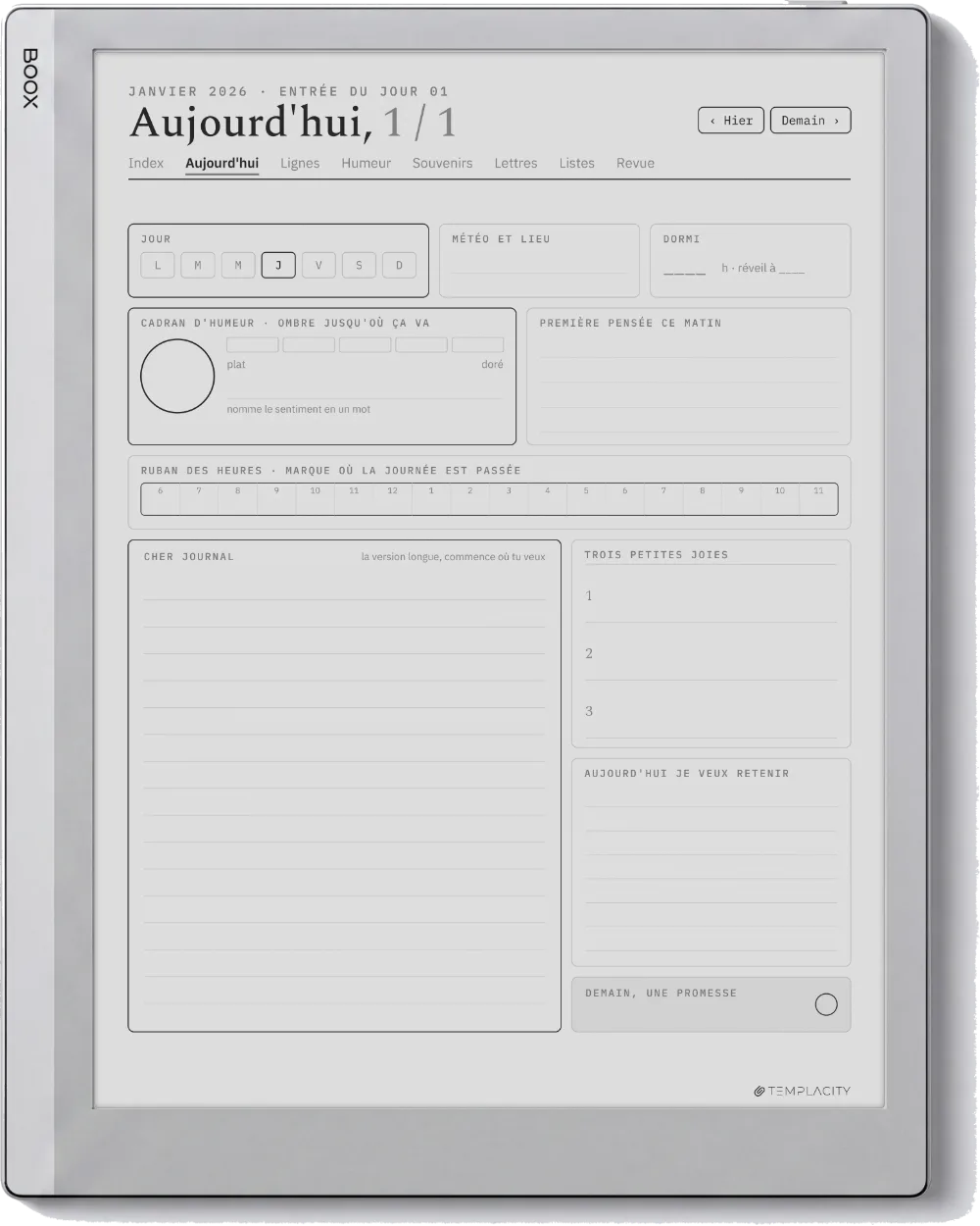 The Planner Aujourd'hui