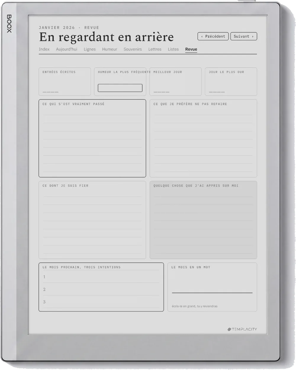 The Planner · The Journal Boox Go 10.3 page 3