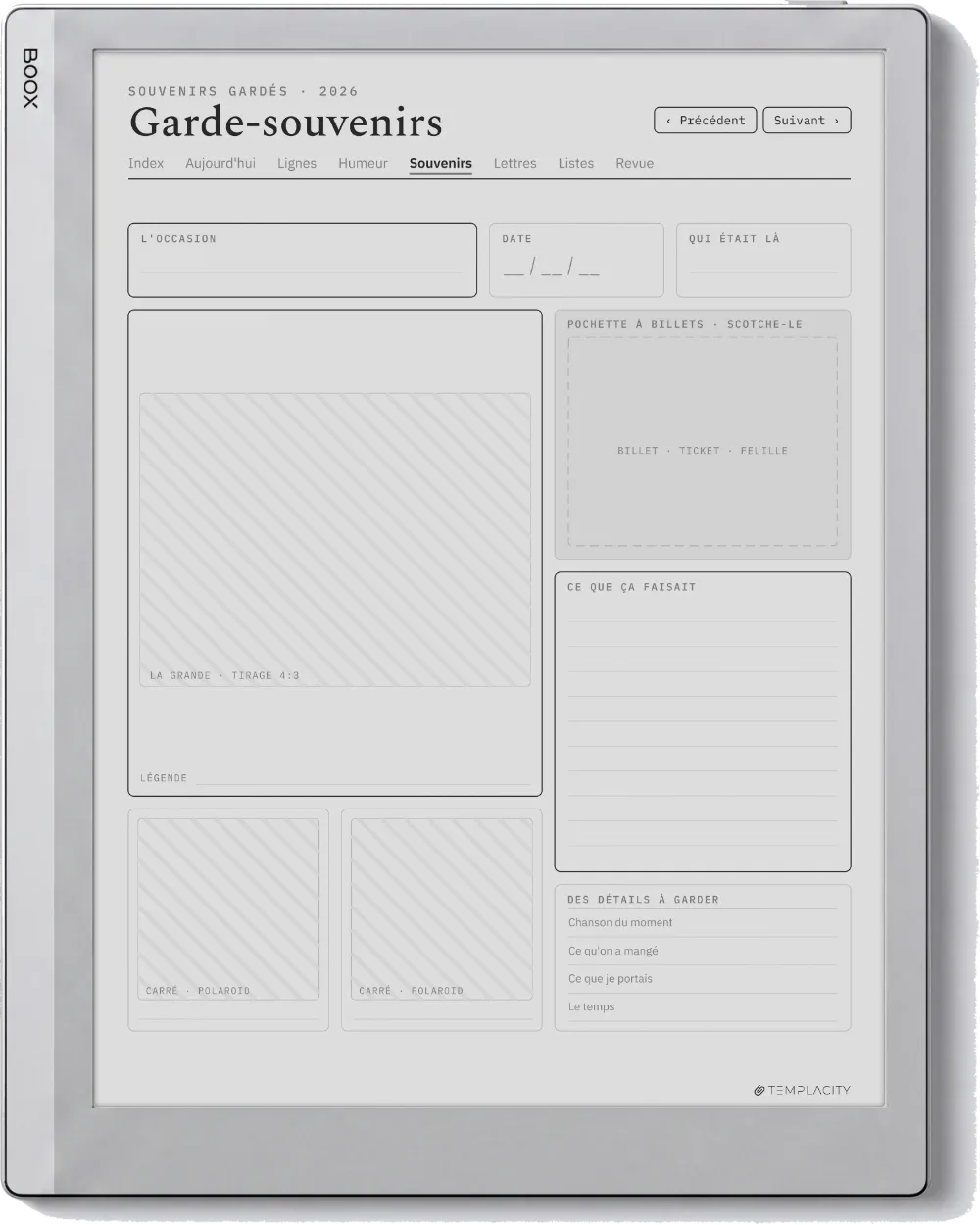 The Planner · The Journal Boox Go 10.3 page 4