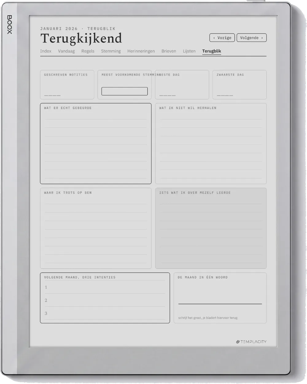 The Planner · Het Dagboek Boox Go 10.3 pagina 3