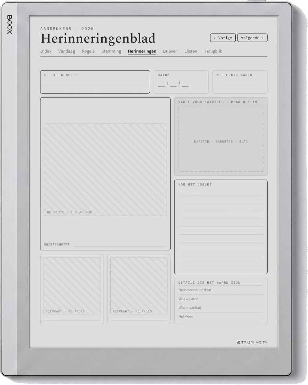 The Planner · Het Dagboek Boox Go 10.3 pagina 4