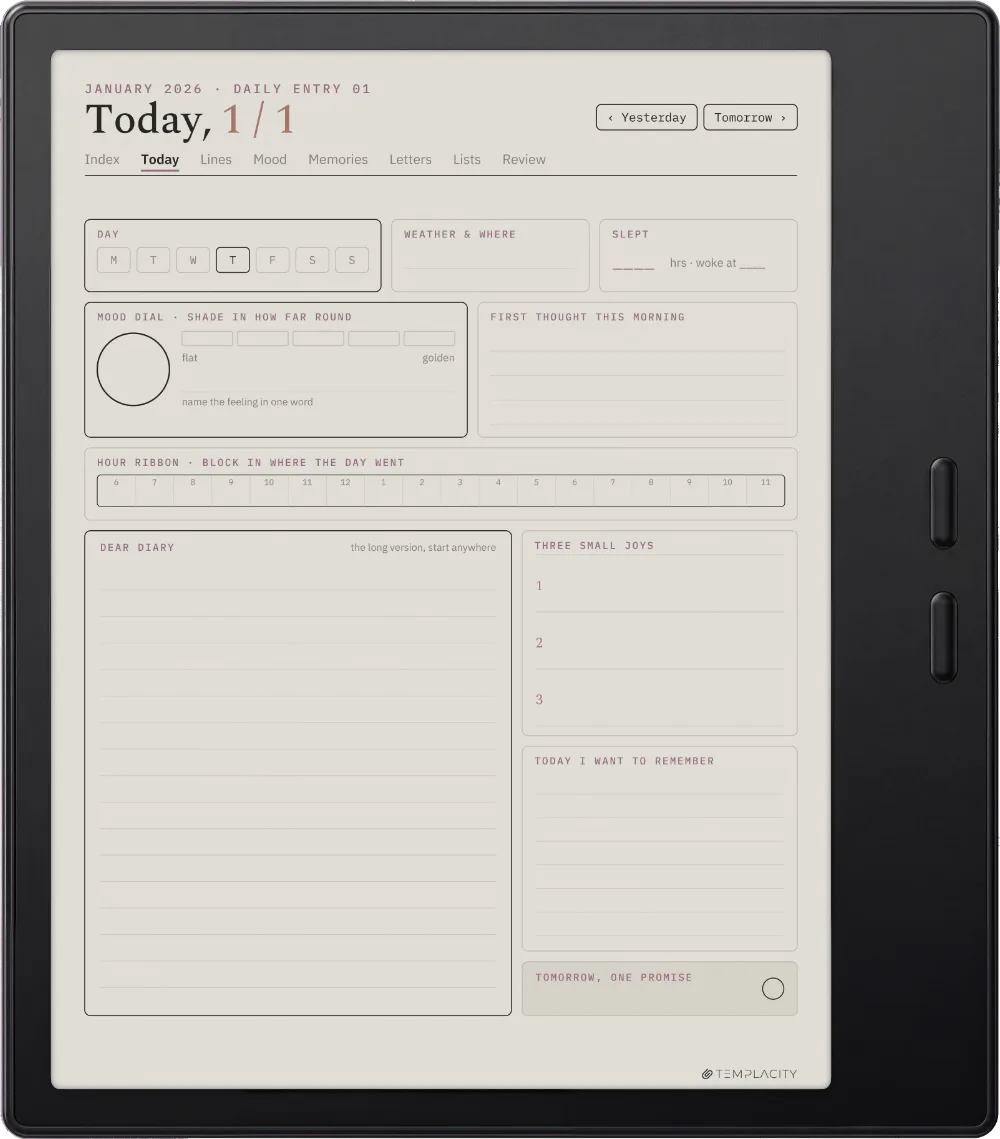 The Planner · The Journal Boox Go Color 7 (Gen II) page 1
