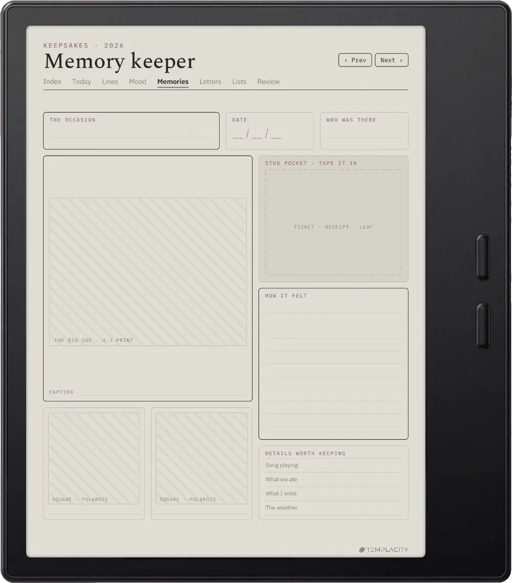 The Planner · The Journal Boox Go Color 7 (Gen II) page 4