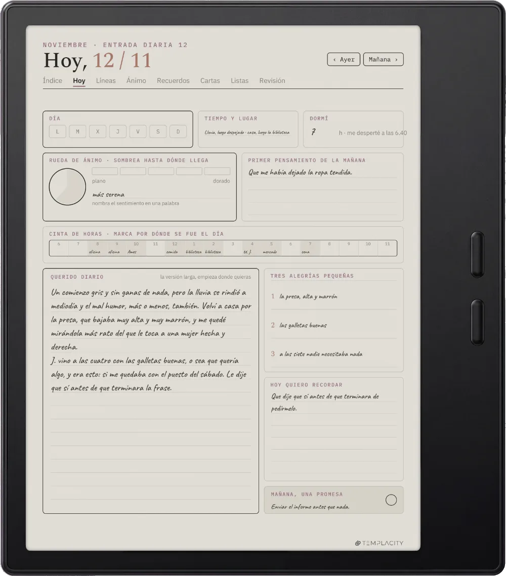 The Planner en el Boox Go Color 7 (Gen II)