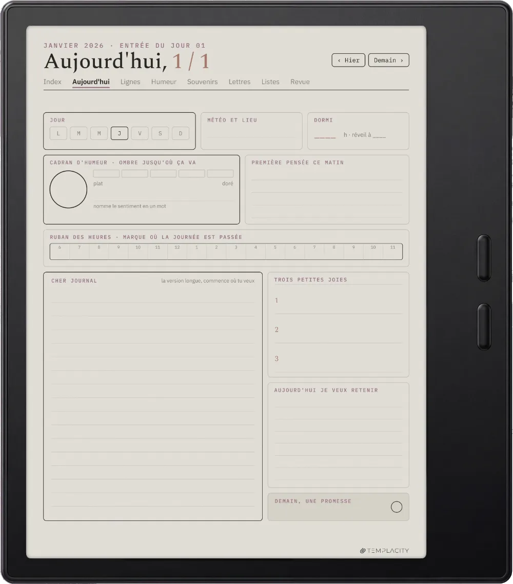 The Planner Aujourd'hui