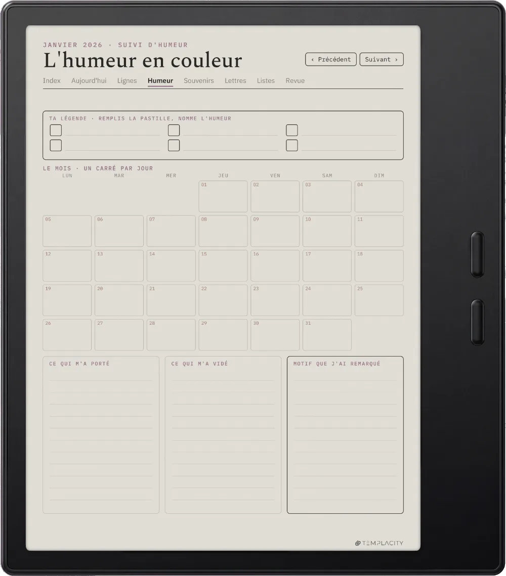The Planner · The Journal Boox Go Color 7 (Gen II) page 2