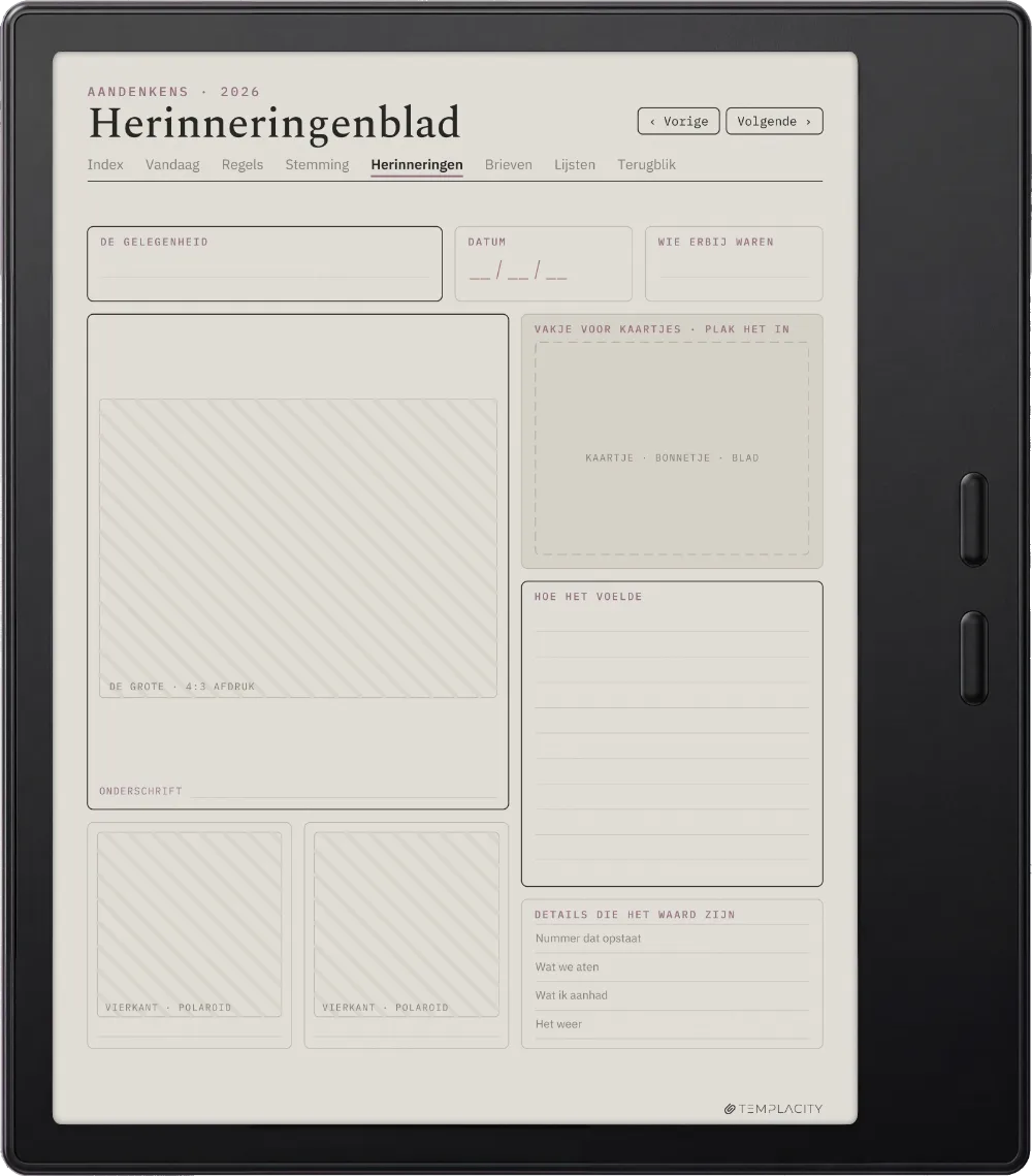The Planner · Het Dagboek Boox Go Color 7 (Gen II) pagina 4