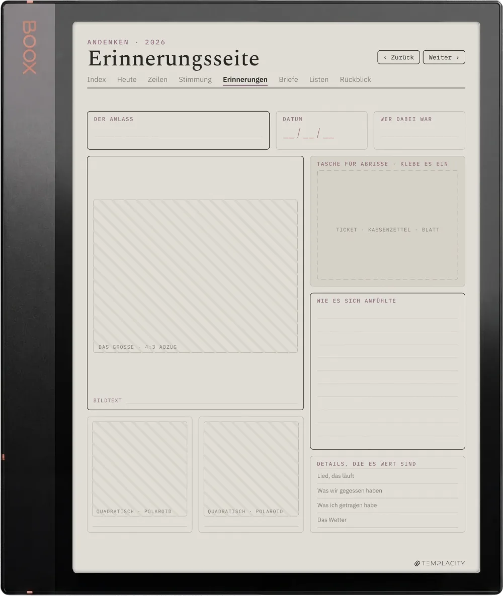 The Planner · The Journal Boox Note Air3 C Seite 4