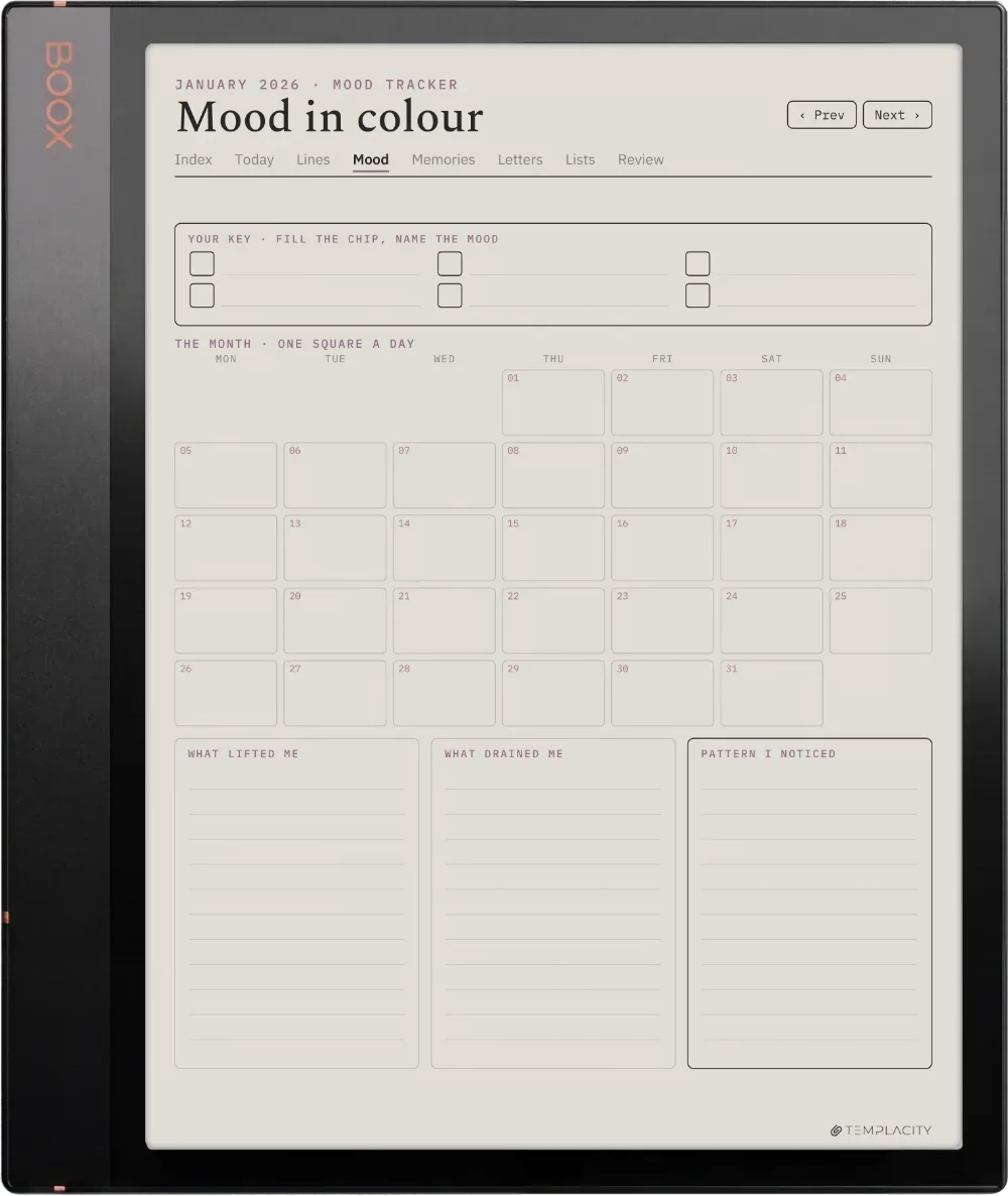 The Planner · The Journal Boox Note Air3 C page 2