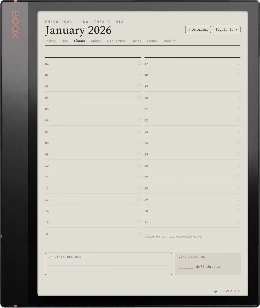 The Planner · The Journal Boox Note Air3 C página 5