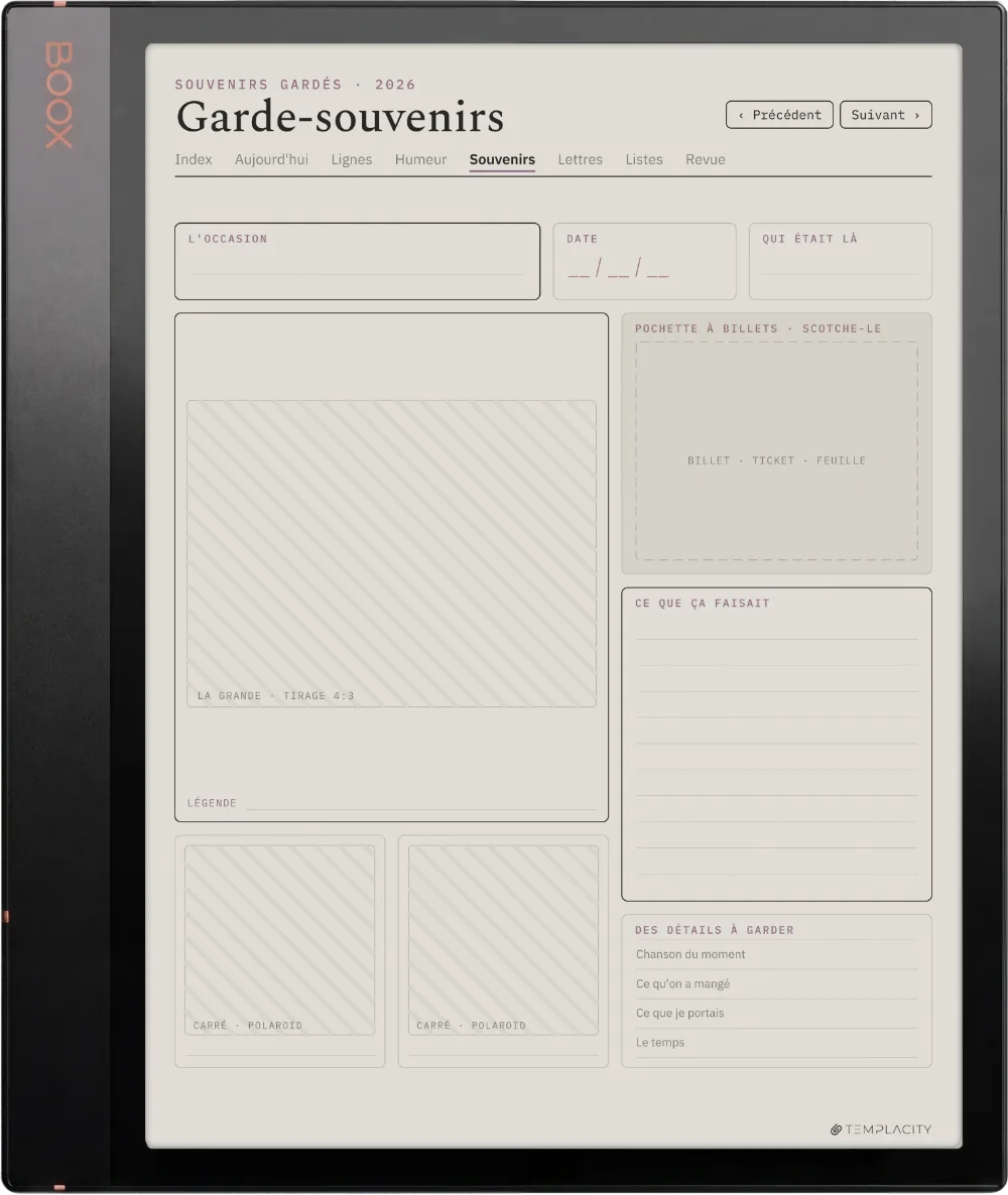 The Planner · The Journal Boox Note Air3 C page 4