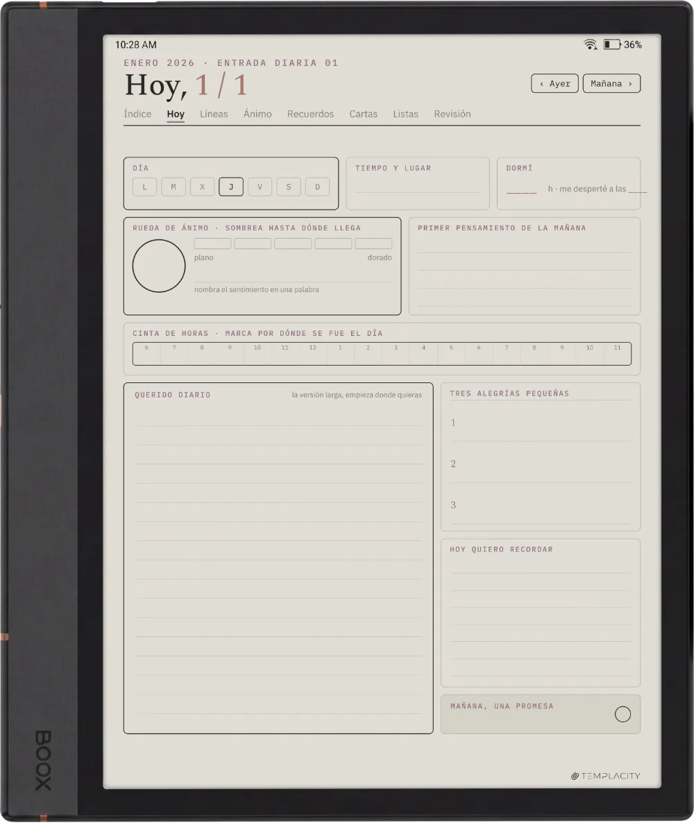 The Planner · The Journal Boox Note Air4 C página 1