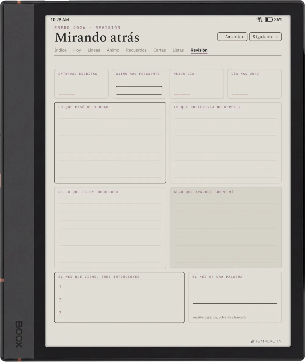 The Planner · The Journal Boox Note Air4 C página 3