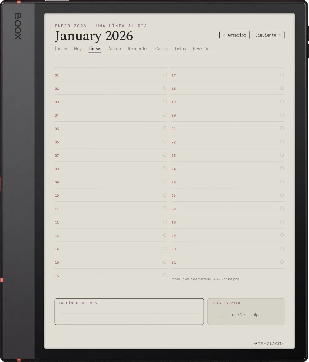 The Planner · The Journal Boox Note Air5 C página 5