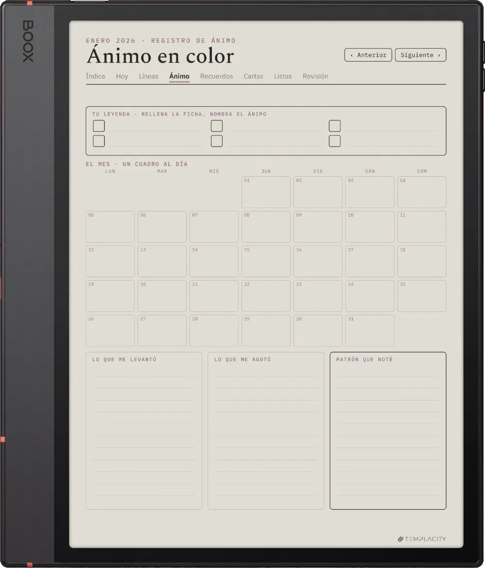 The Planner · The Journal Boox Note Air5 C página 2