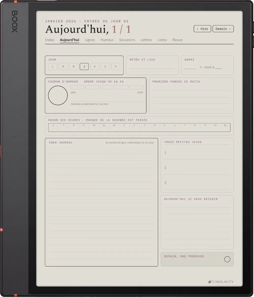 The Planner · The Journal Boox Note Air5 C page 1