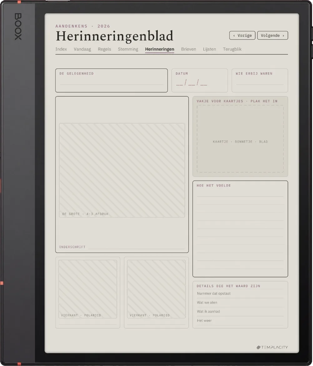 The Planner · Het Dagboek Boox Note Air5 C pagina 4