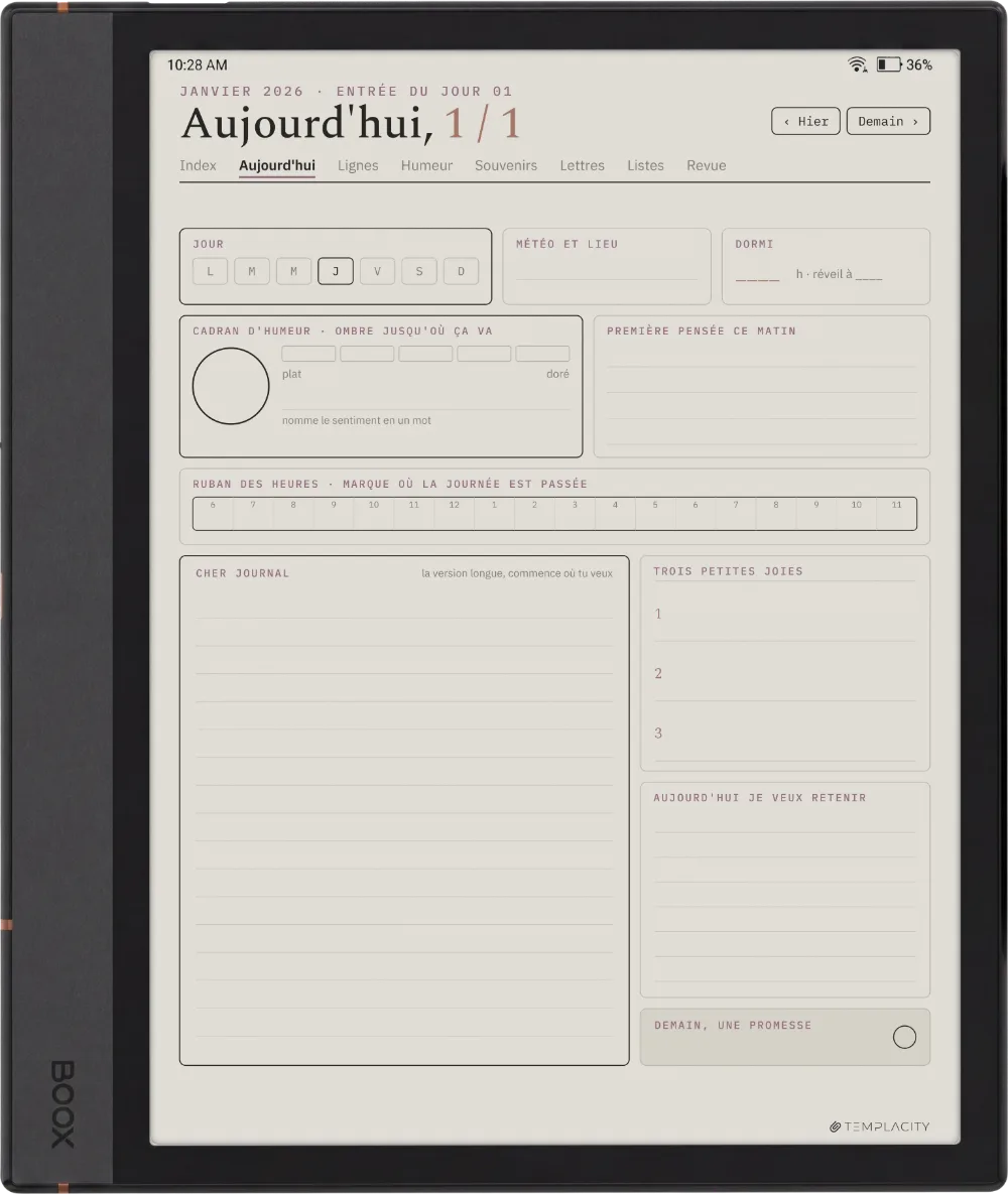 The Planner Aujourd'hui