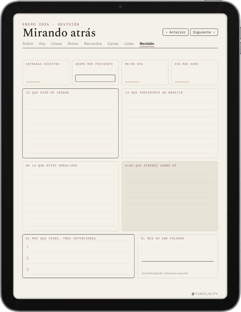 The Planner · The Journal iPad página 3