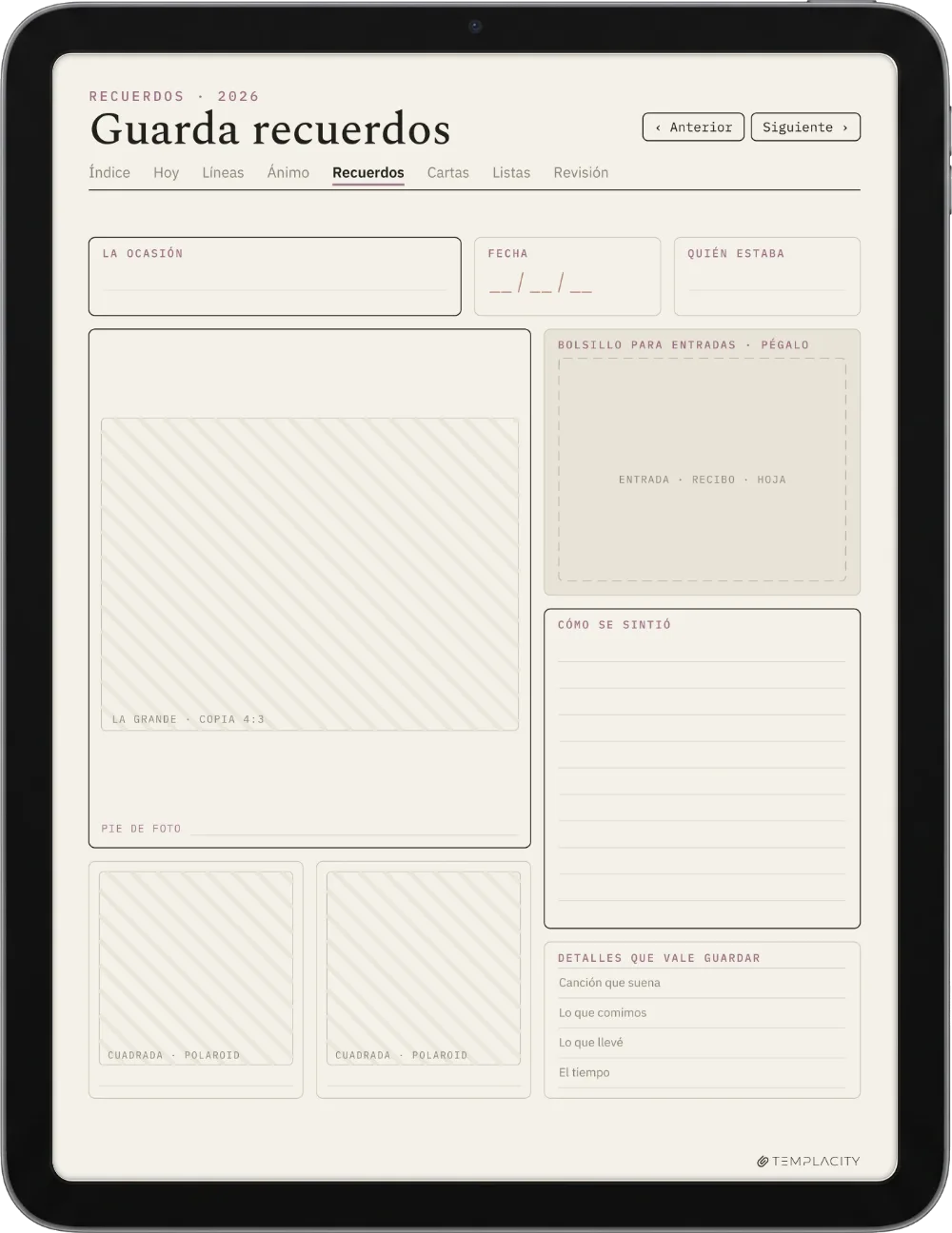 The Planner · The Journal iPad página 4