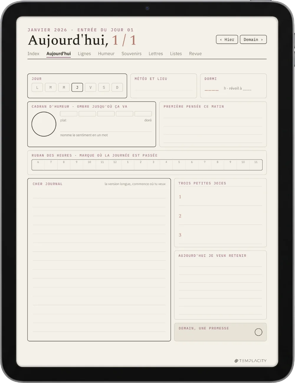 The Planner Aujourd'hui