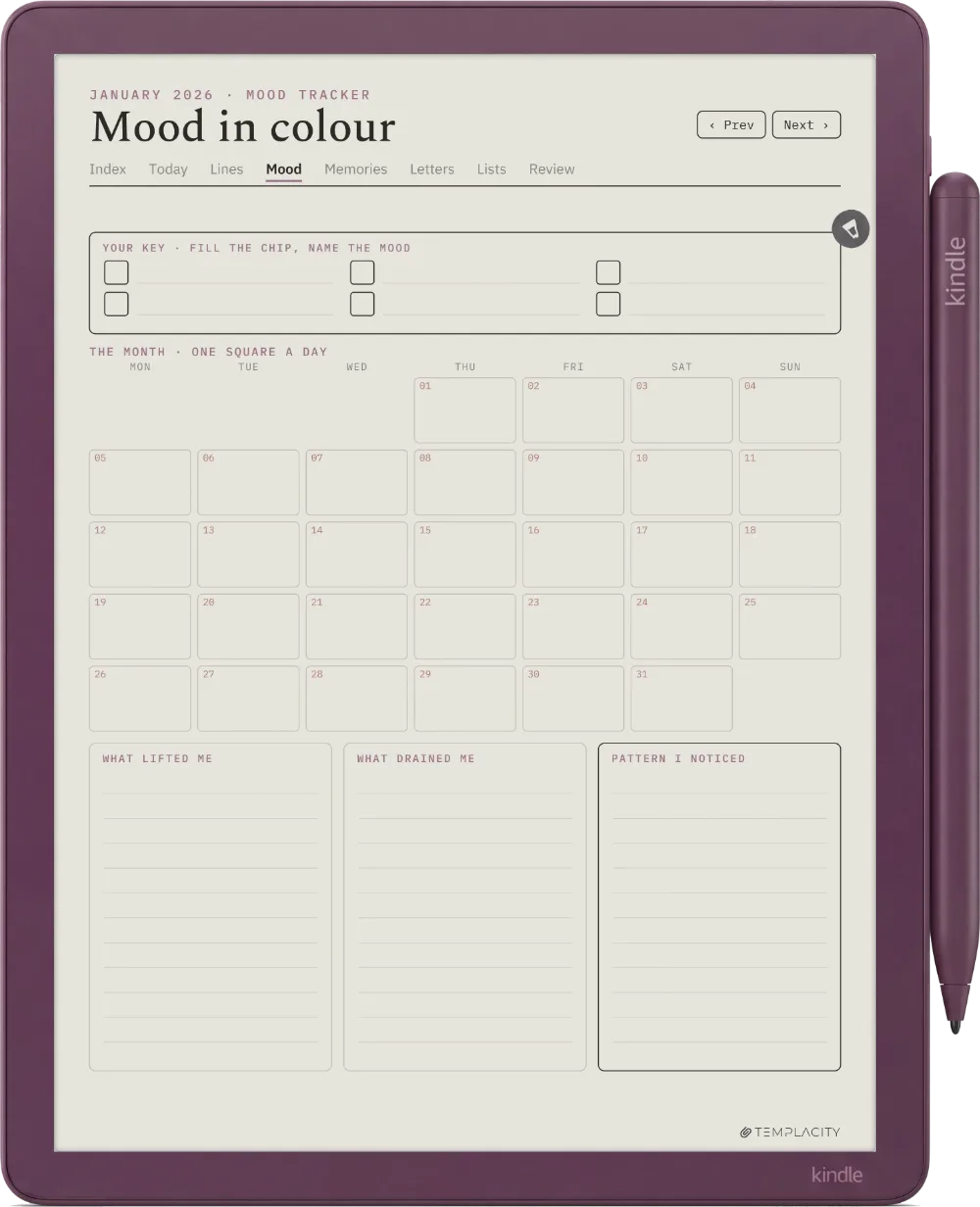 The Planner · The Journal Kindle Scribe Colorsoft page 2