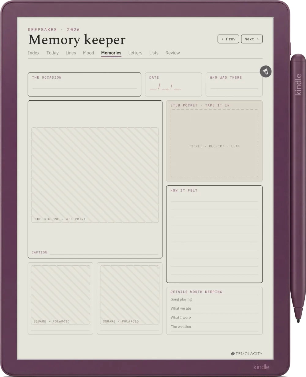 The Planner · The Journal Kindle Scribe Colorsoft page 4
