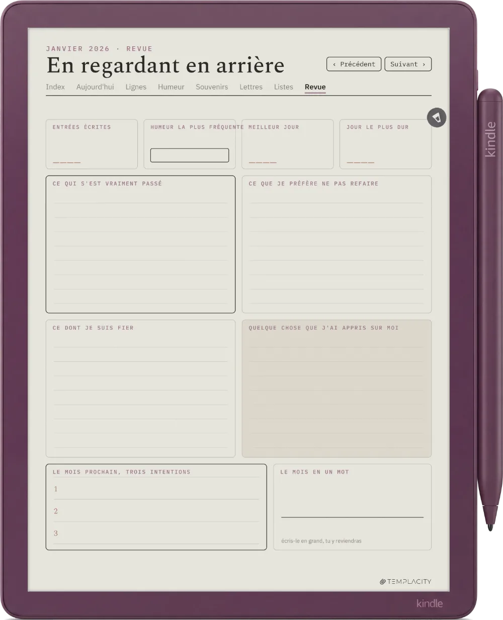 The Planner · The Journal Kindle Scribe Colorsoft page 3