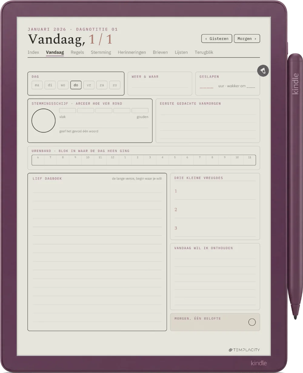 The Planner Vandaag