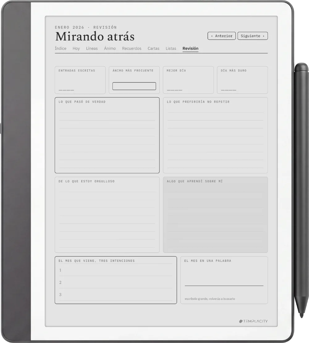 The Planner · The Journal Kindle Scribe página 3
