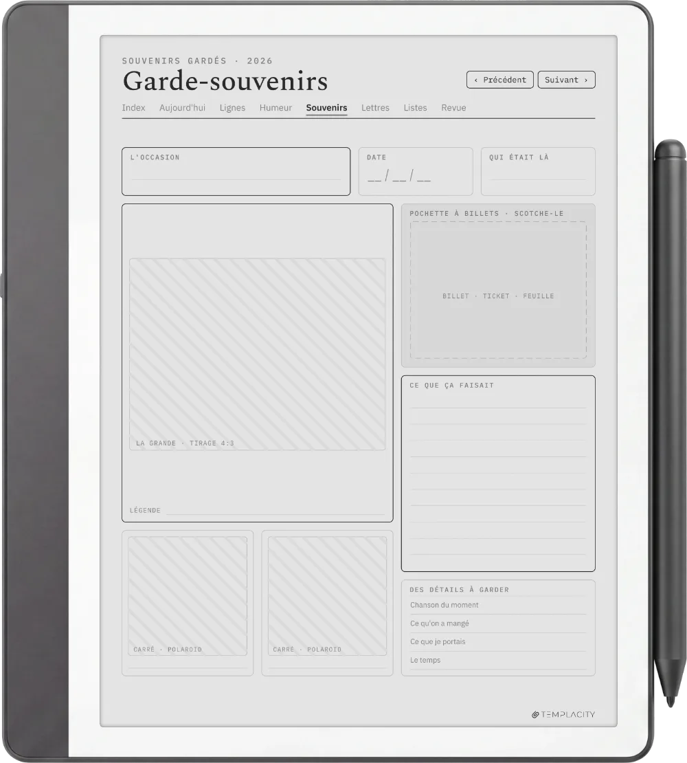The Planner · The Journal Kindle Scribe page 4