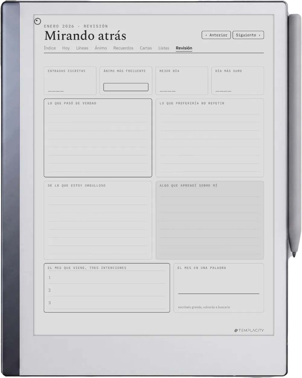 The Planner · The Journal reMarkable 2 página 3