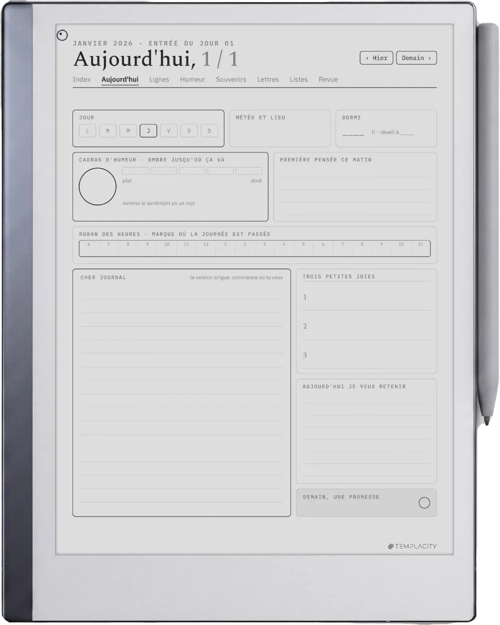The Planner Aujourd'hui