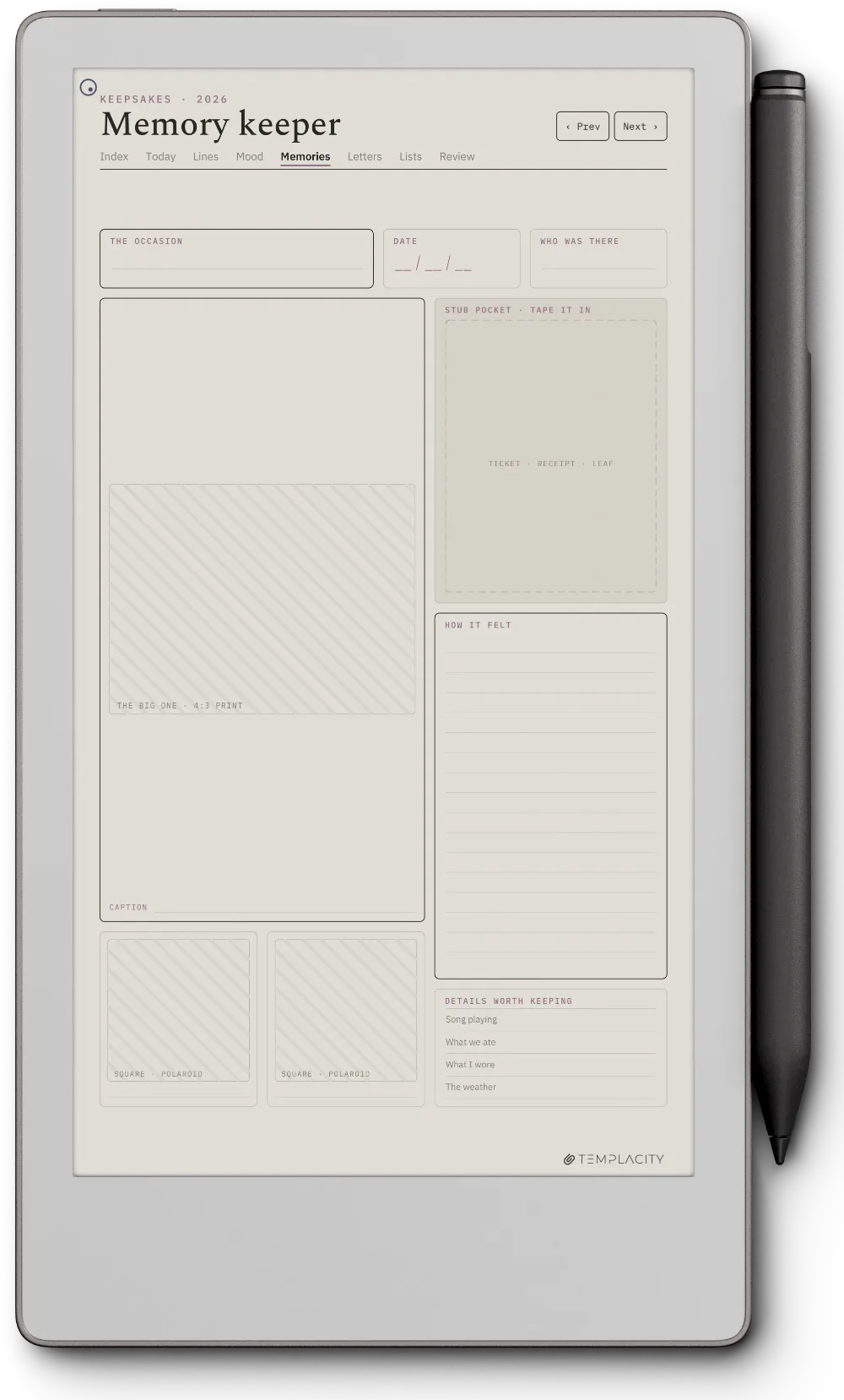 The Planner · The Journal reMarkable Paper Pro Move page 4
