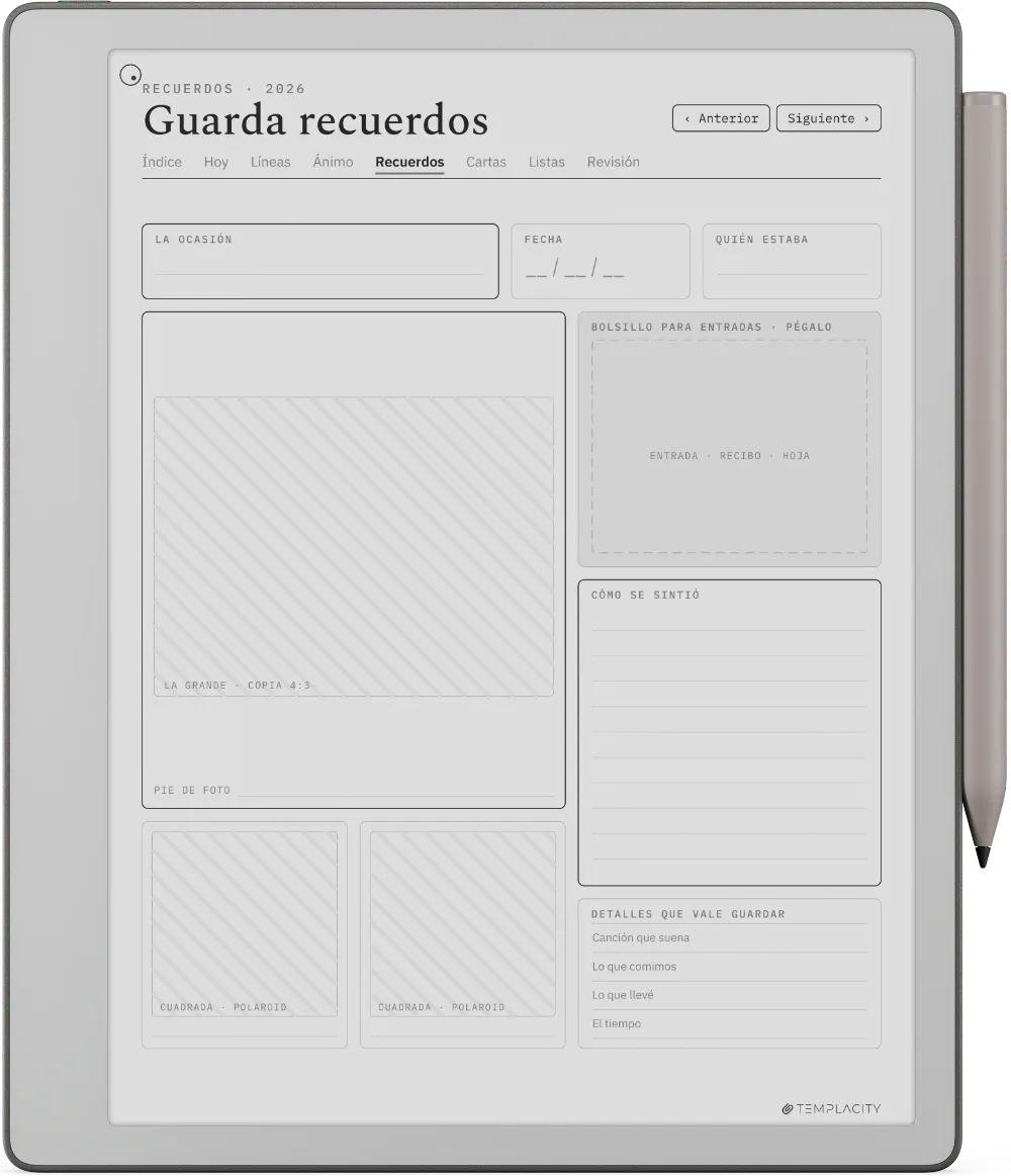 The Planner · The Journal reMarkable Paper Pure página 4