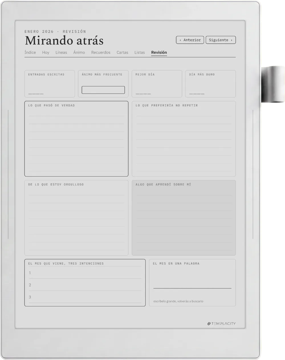 The Planner · The Journal Supernote Manta página 3