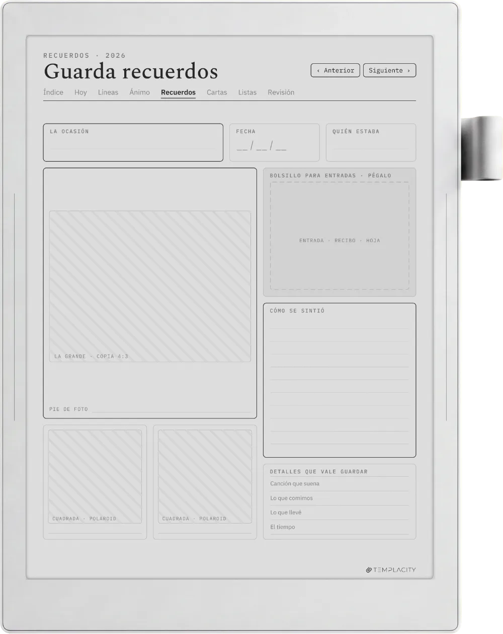 The Planner · The Journal Supernote Manta página 4