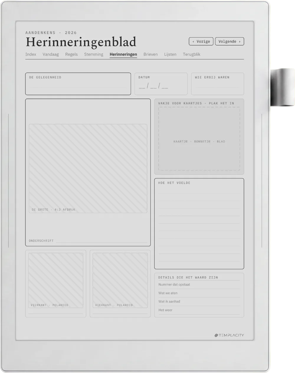 The Planner · Het Dagboek Supernote Manta pagina 4