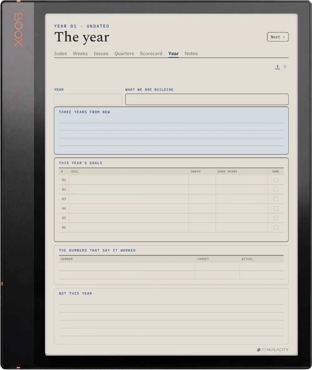 The Planner · Leadership Meeting Boox Note Air3 C page 5