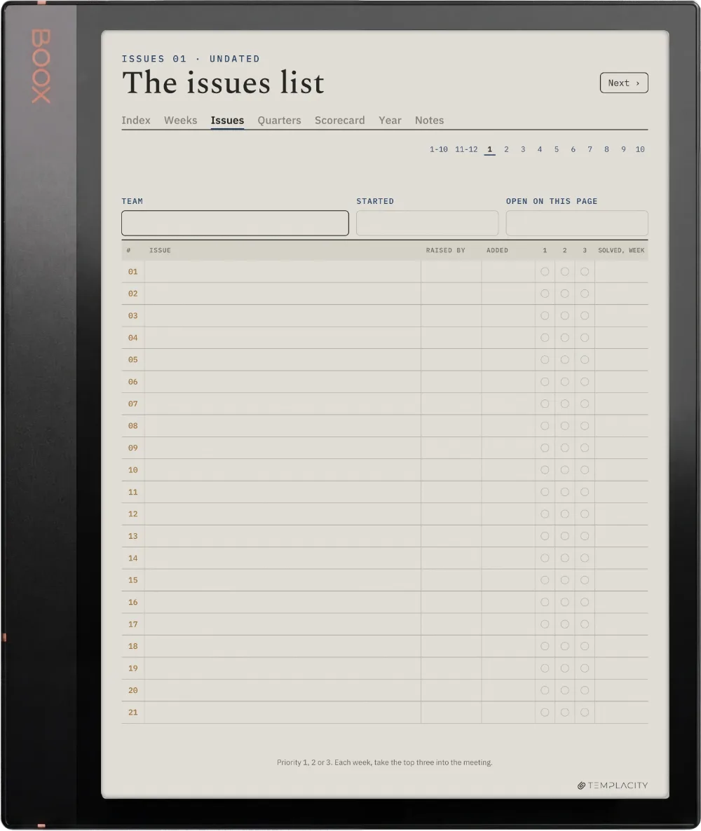 The Planner · Leadership Meeting Boox Note Air3 C page 2